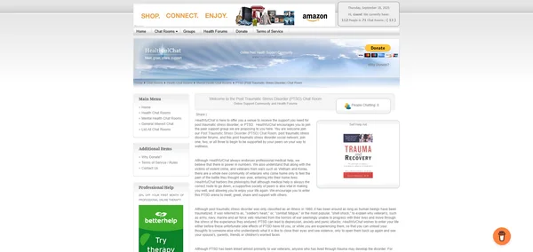 PTSD Chat Room - HealthfulChat
